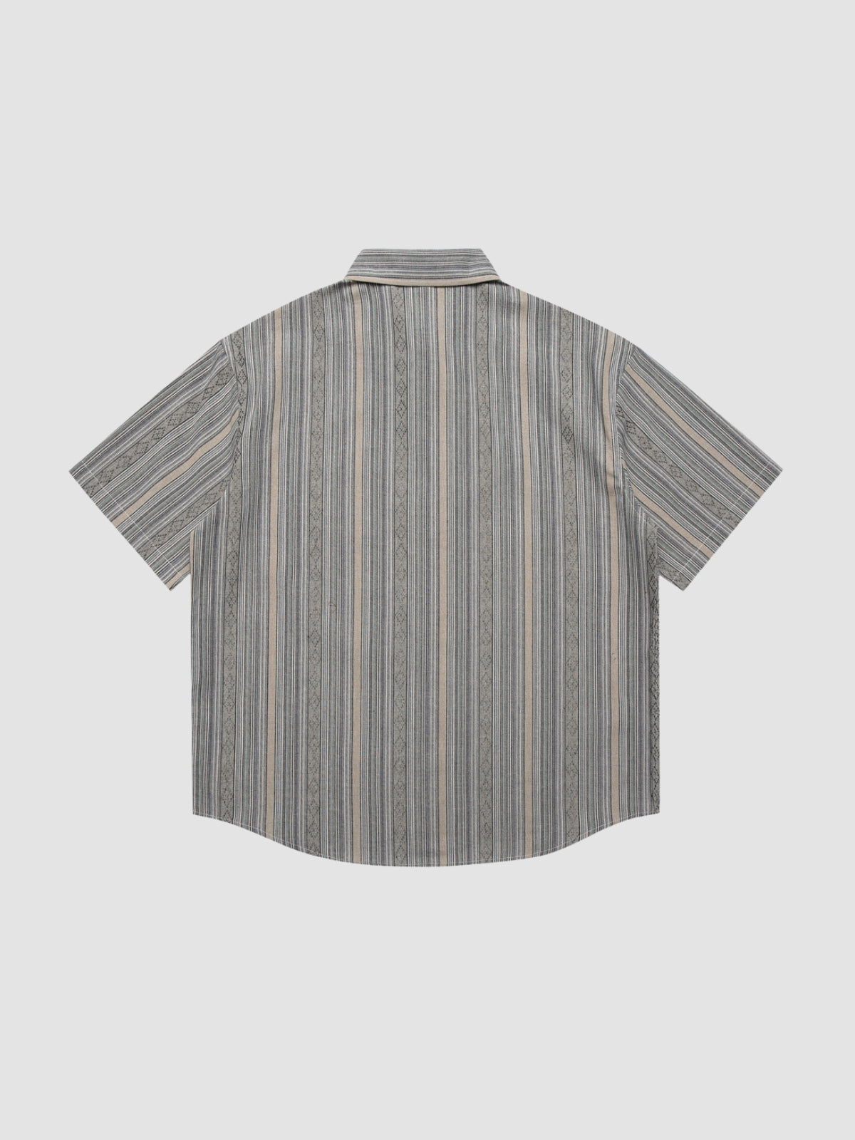 MV Retro Striped Loose Chinese Style Shirt