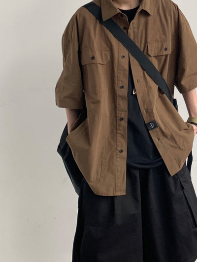 MV Retro Silhouette Short-Sleeved Shirt