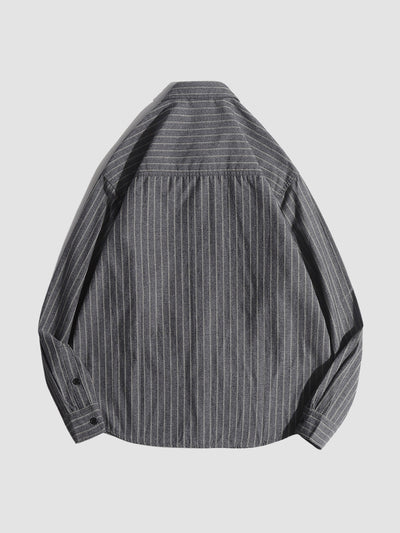 MV Retro Striped Loose Shirt