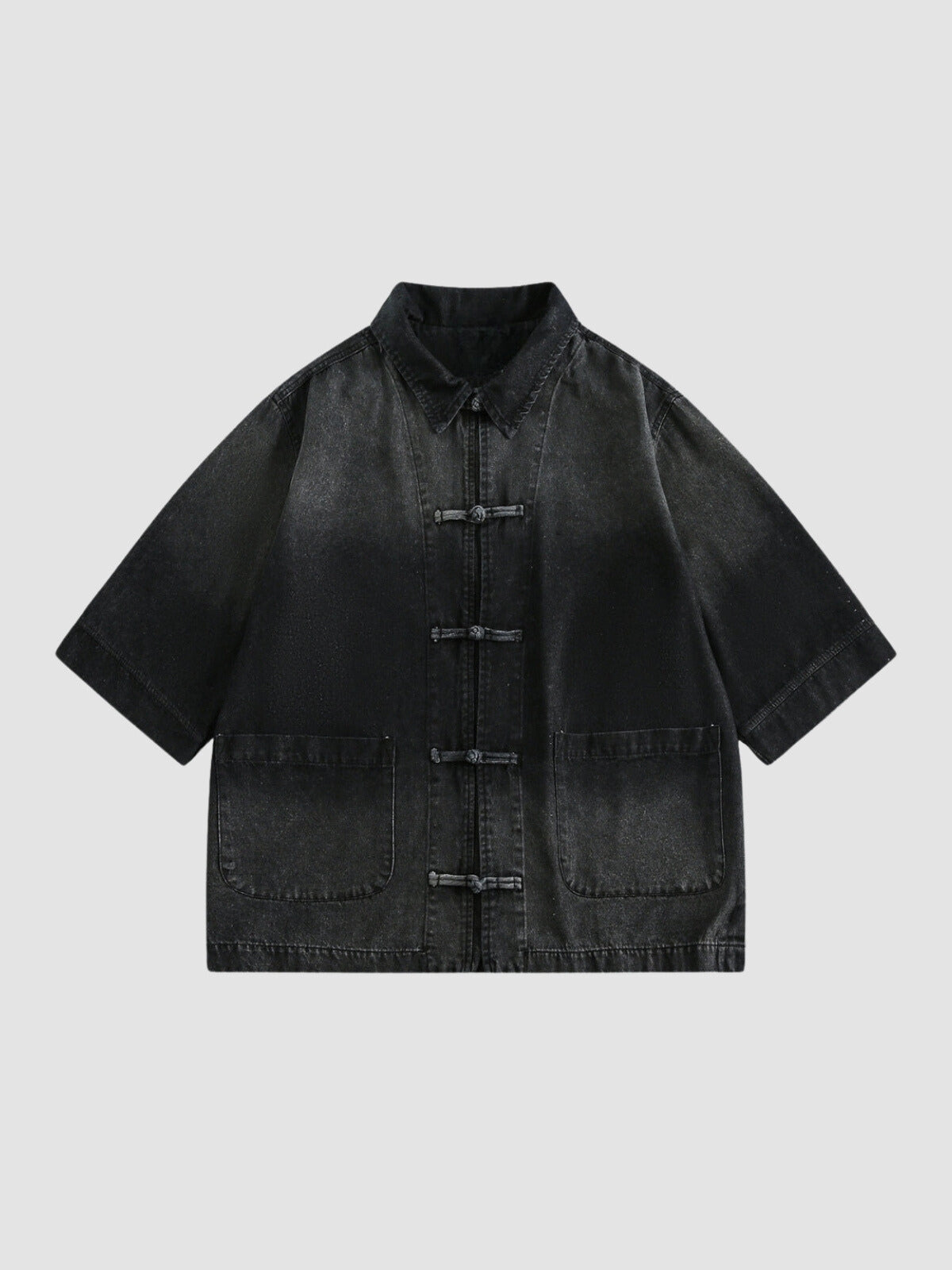MV Retro Japanese Ethnic Denim Shirt