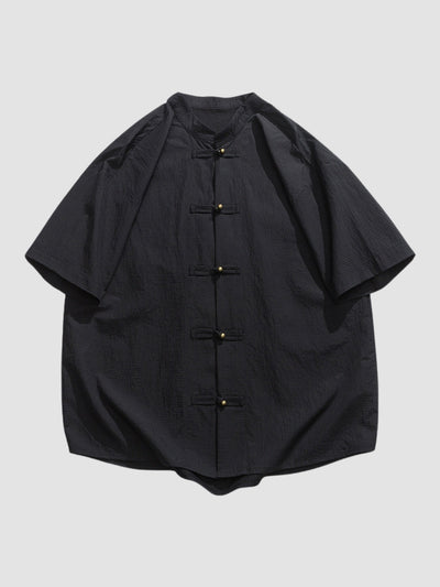 MV Retro Casual Stand Up Collar Shirt