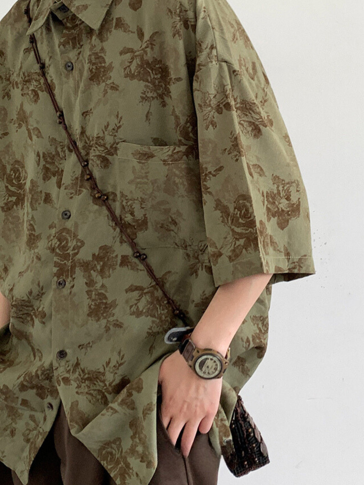 MV Retro Harajuku Floral Shirt