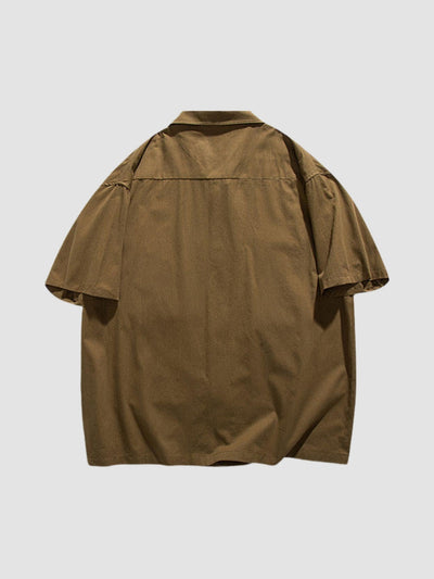 MV Retro Cuban Collar Loose Shirt