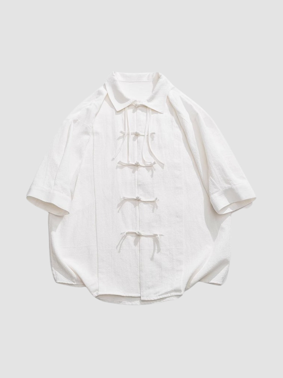 MV Retro Loose Buttoned Linen Shirt
