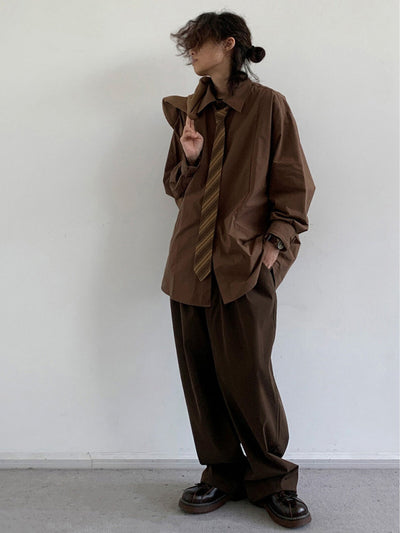 MV Retro Basic Silhouette Loose Shirt