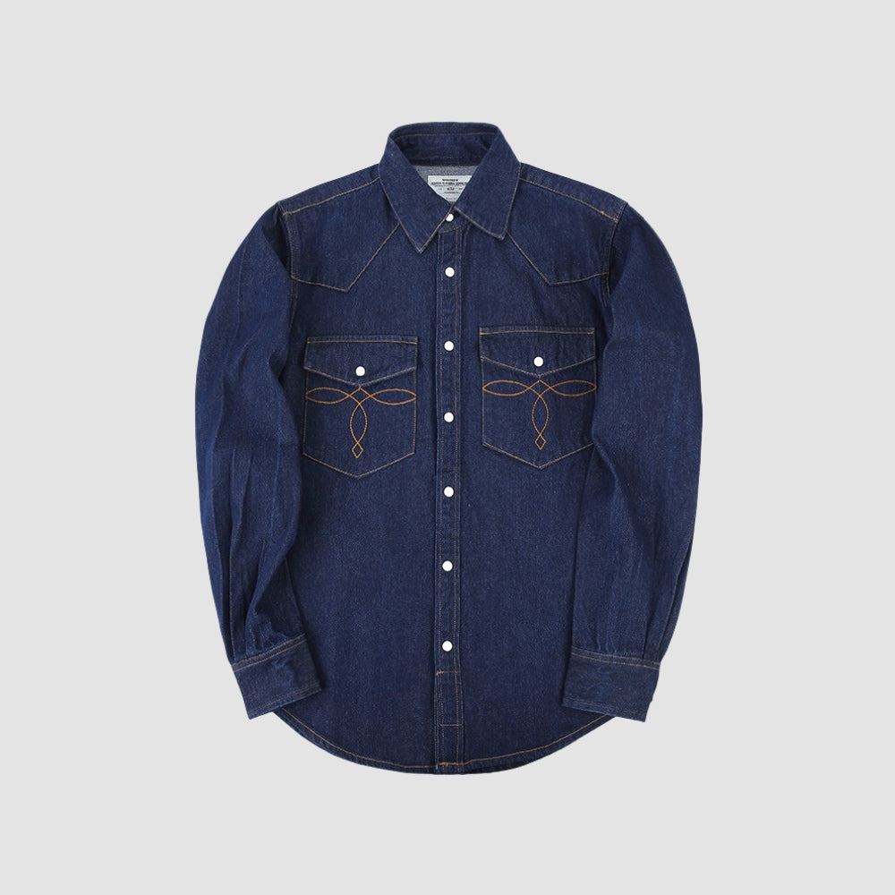 MV Classic Heavy Washed Denim Shirt