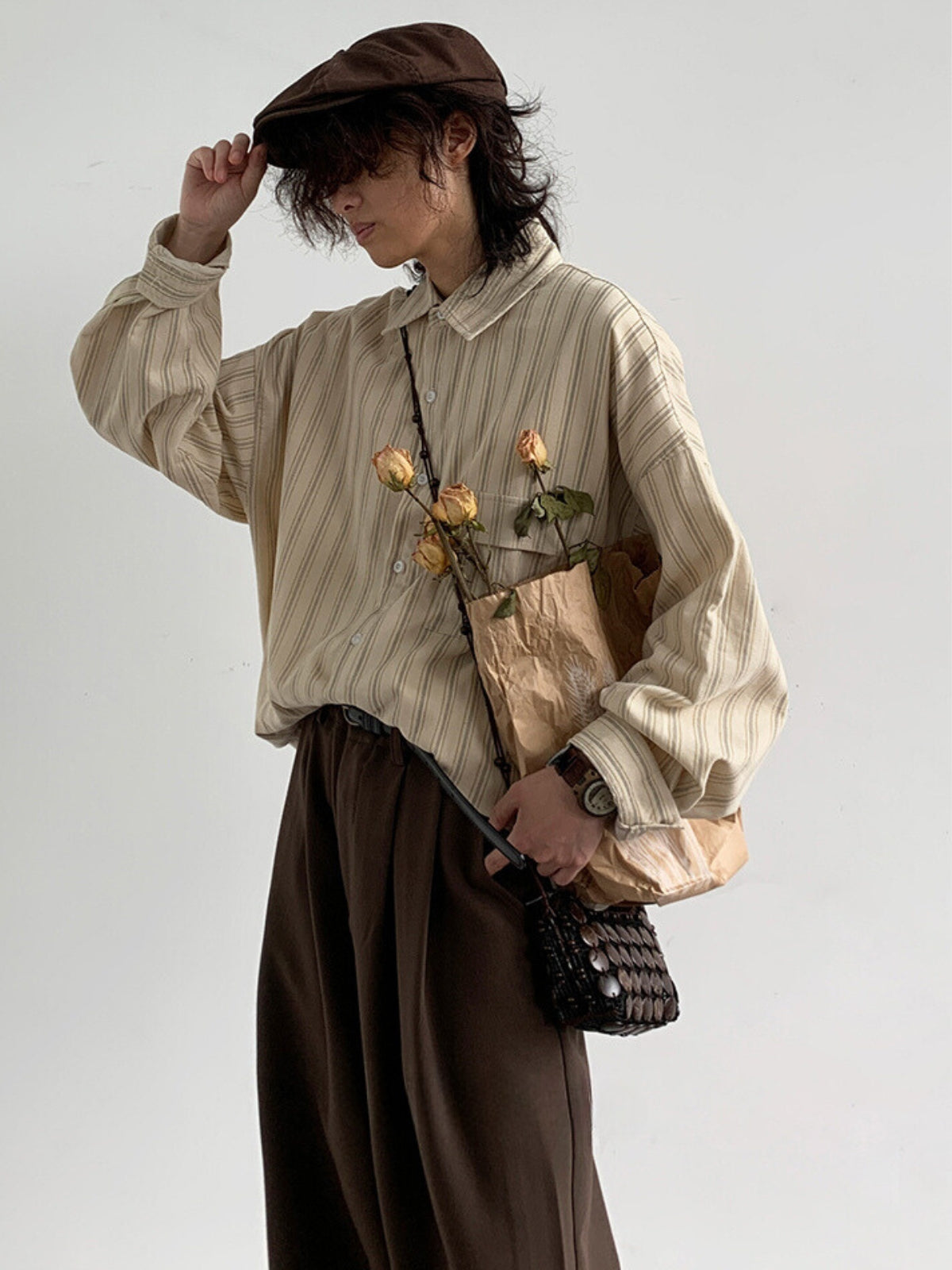 MV Retro Loose Stripe Shirt