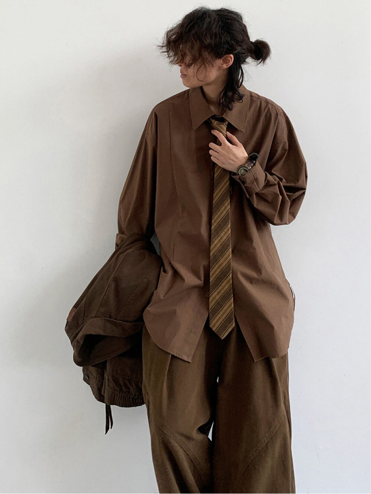 MV Retro Basic Silhouette Loose Shirt