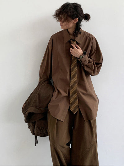 MV Retro Basic Silhouette Loose Shirt