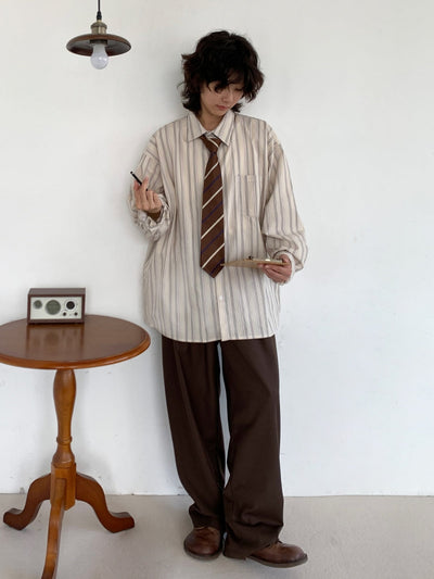 MV Retro Vertical Striped Shirt