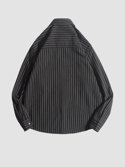 MV Retro Striped Loose Shirt