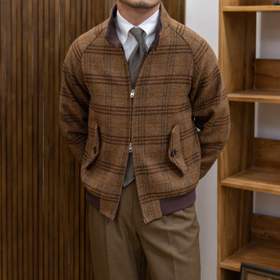MV Italian Vintage Wool Harrington Jacket