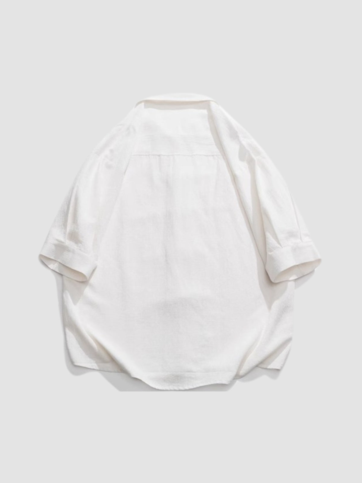 MV Retro Loose Buttoned Linen Shirt