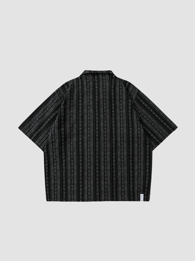 MV Retro Linen Cuban Collar Shirt