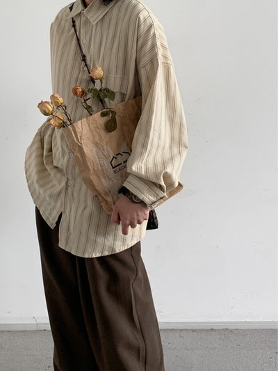 MV Retro Loose Stripe Shirt
