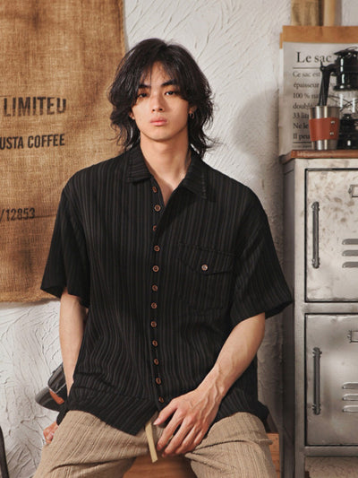 MV Retro Japanese Loose Thin Shirt