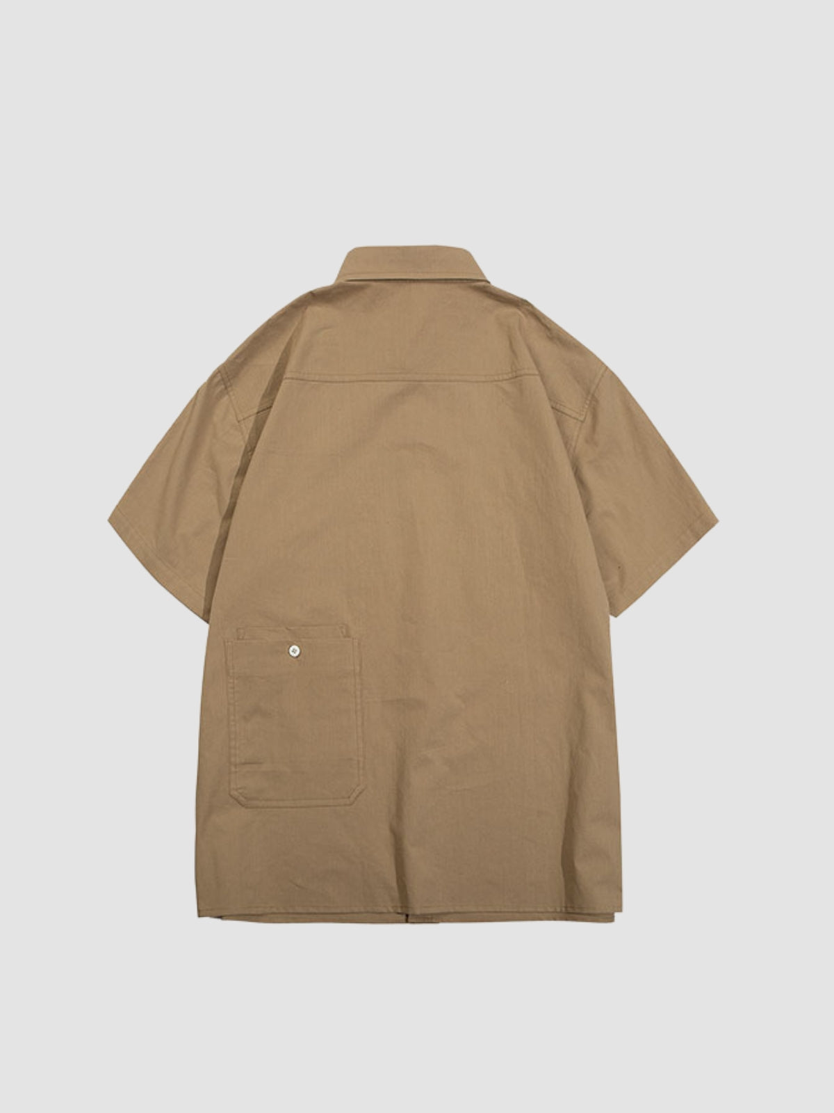 MV Retro Loose Basic Silhouette Casual Shirt