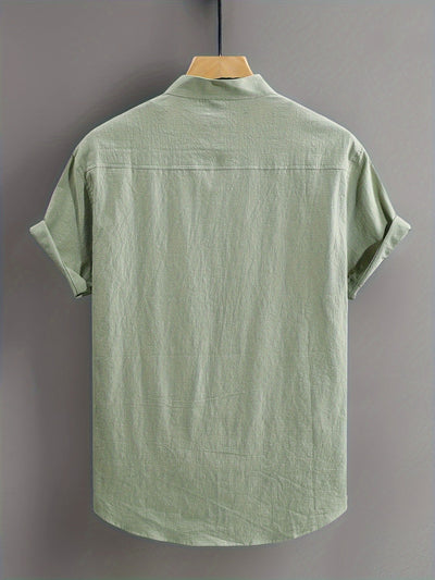 Tejada - Casual Cotton Shirt With Pocket