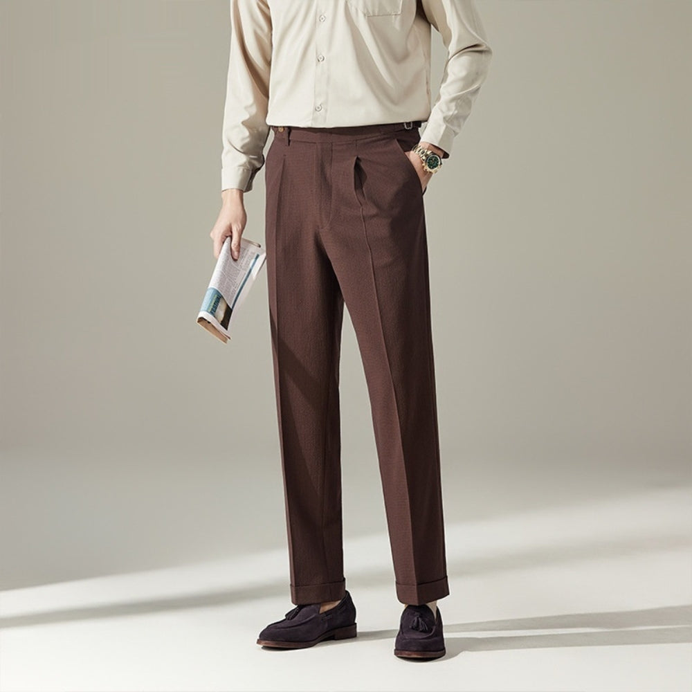 MV Italian Seersucker Loose Trousers