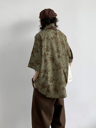 MV Retro Harajuku Floral Shirt
