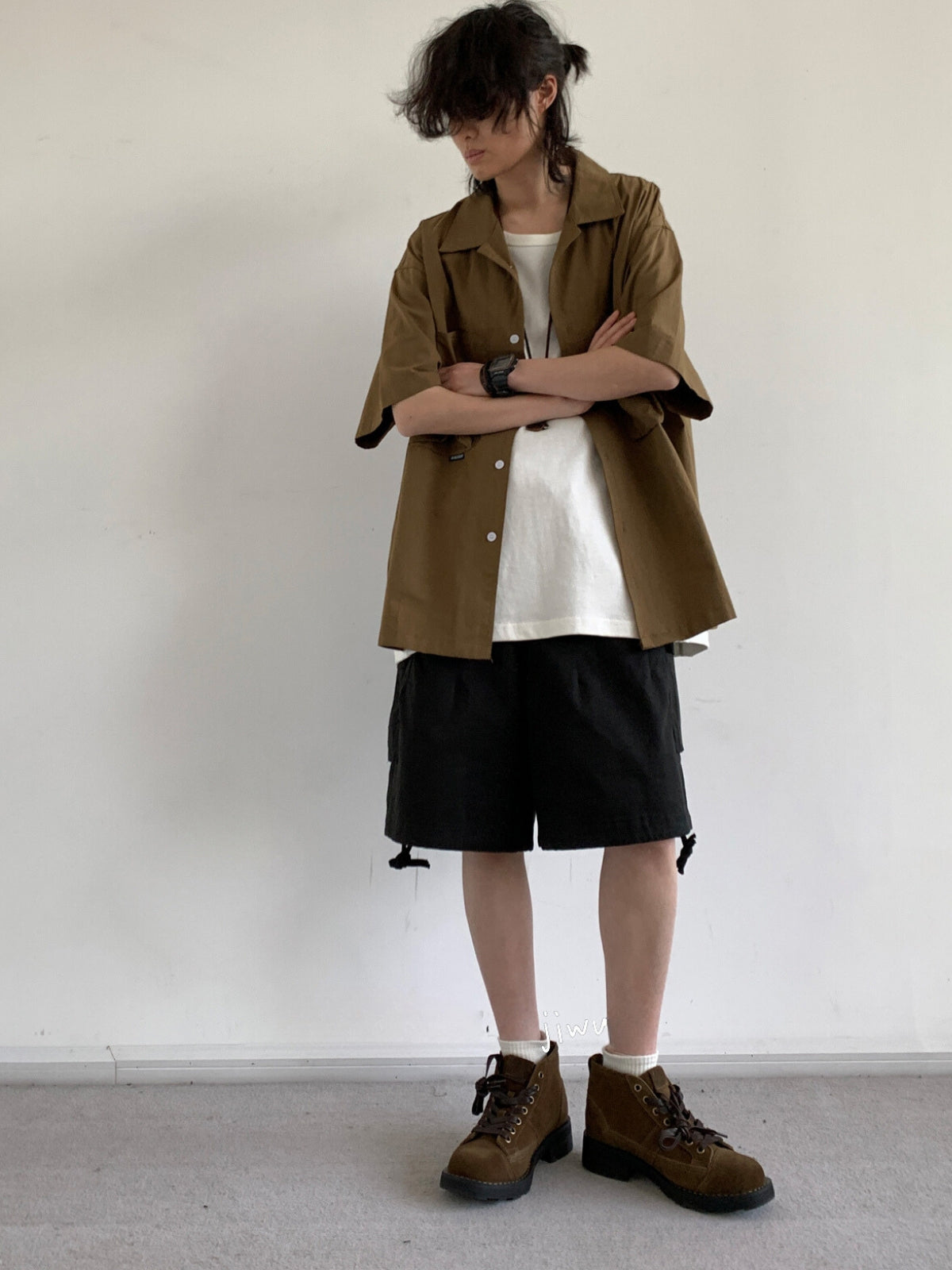 MV Retro Cuban Collar Loose Shirt