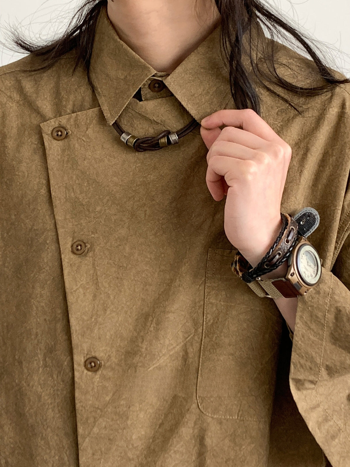 MV Retro Chinese Loose National Style Casual Shirt
