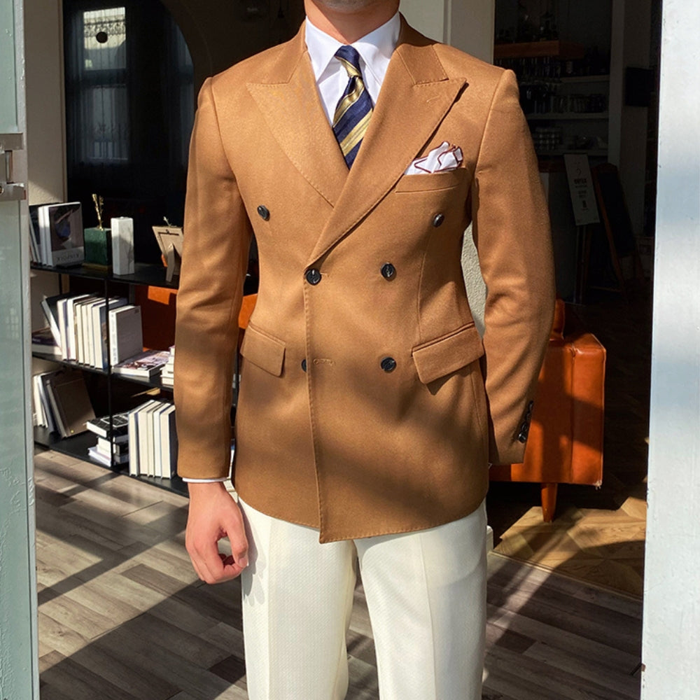 MV Double Breasted Slim Fit Jacket
