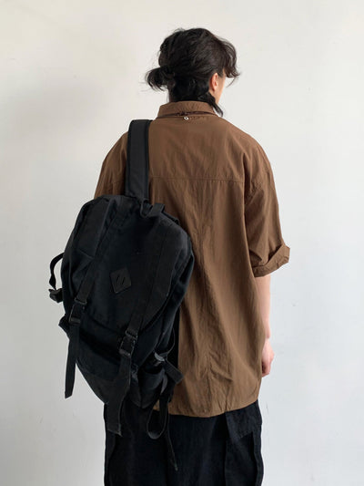 MV Retro Two-Button Versatile Loose Shirt