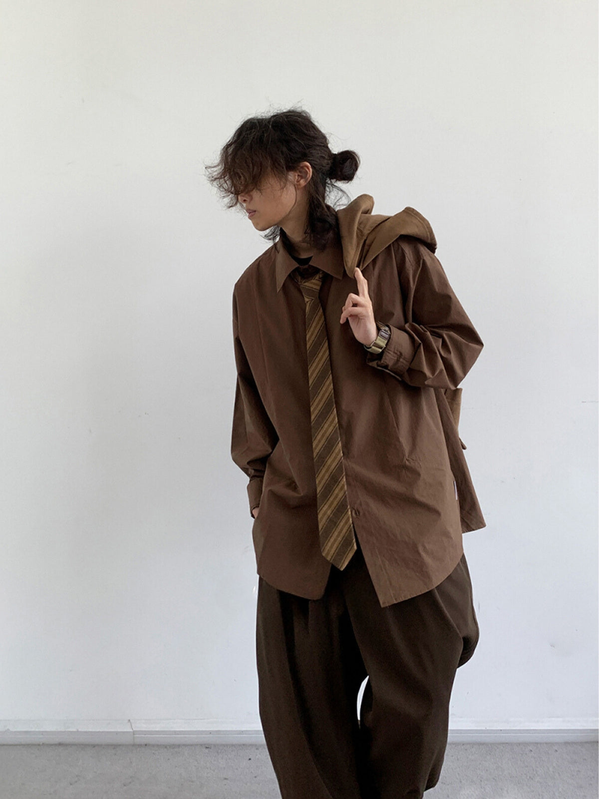MV Retro Basic Silhouette Loose Shirt
