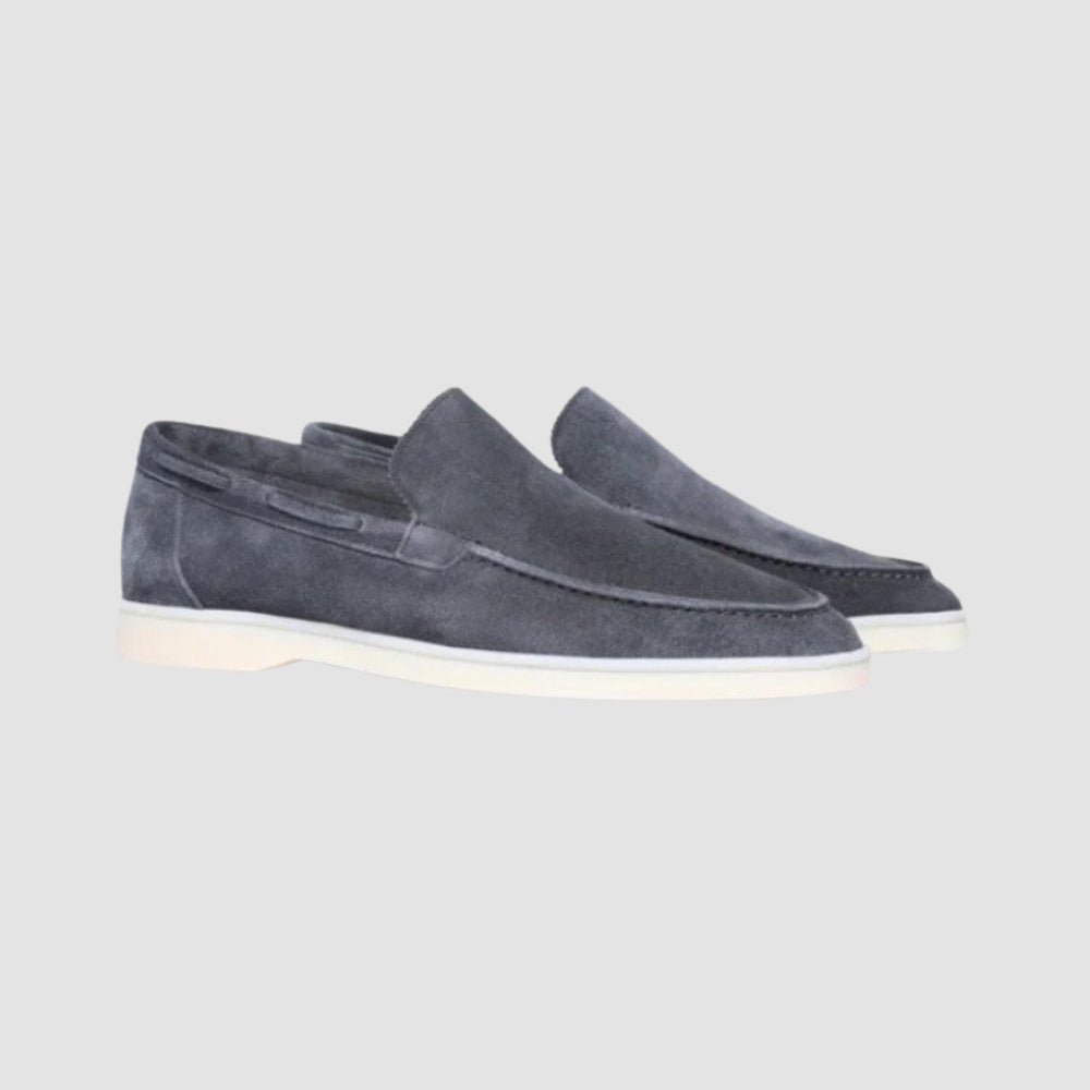 MV Old Money Frosted Suede Pedal Loafers