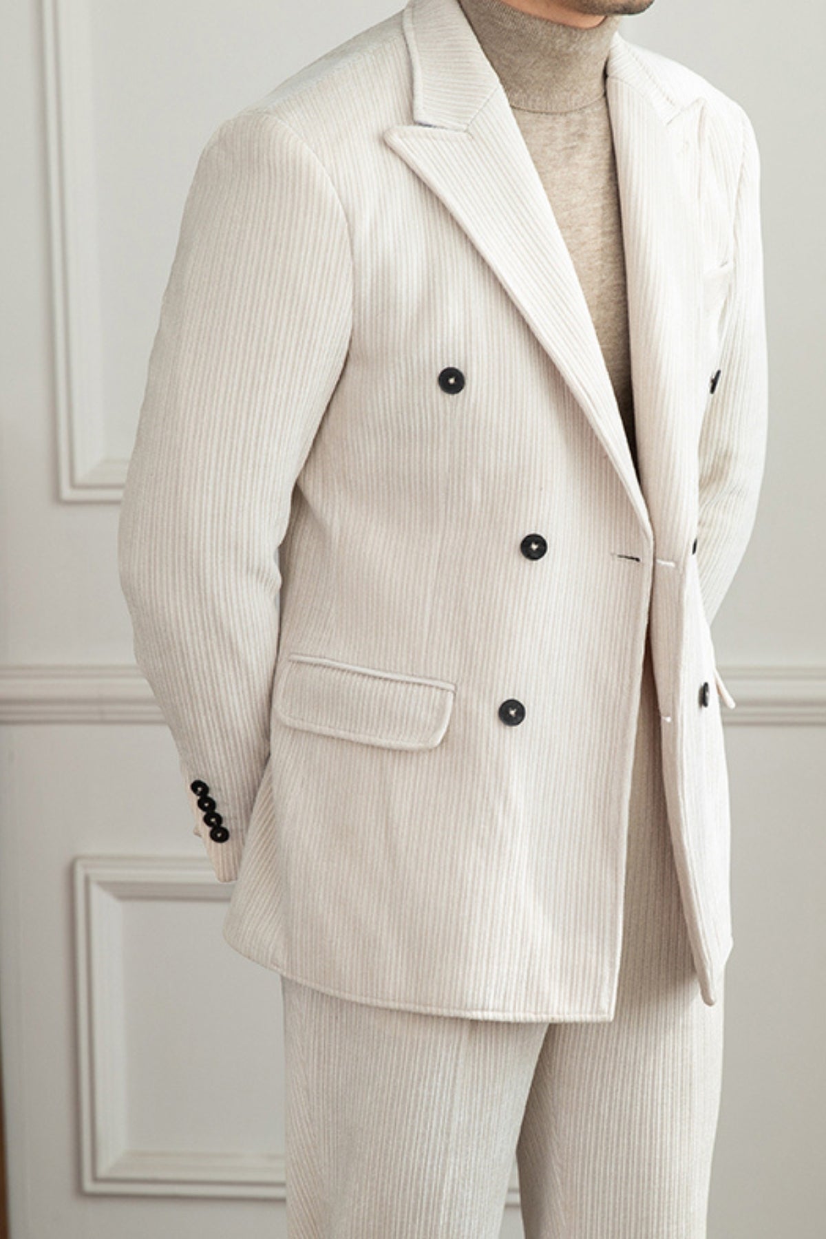 MV Winter Corduroy Slim-Fit Suit
