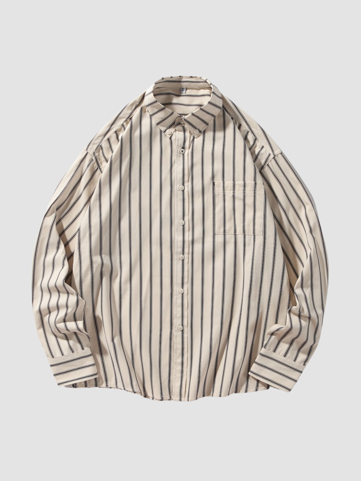 MV Long Sleeve Striped Casual Vintage Shirt