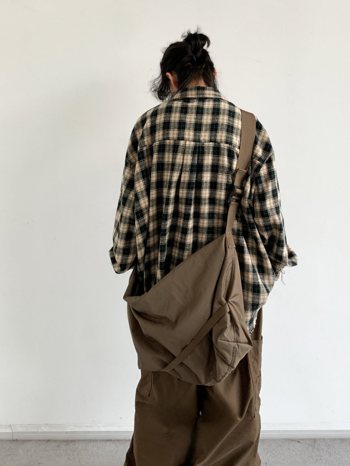 MV Retro Loose Plaid Shirt