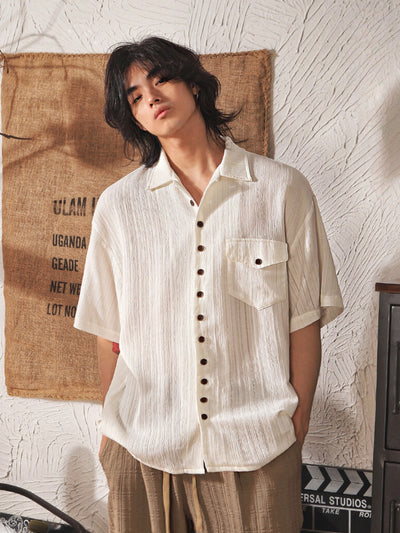 MV Retro Japanese Loose Thin Shirt