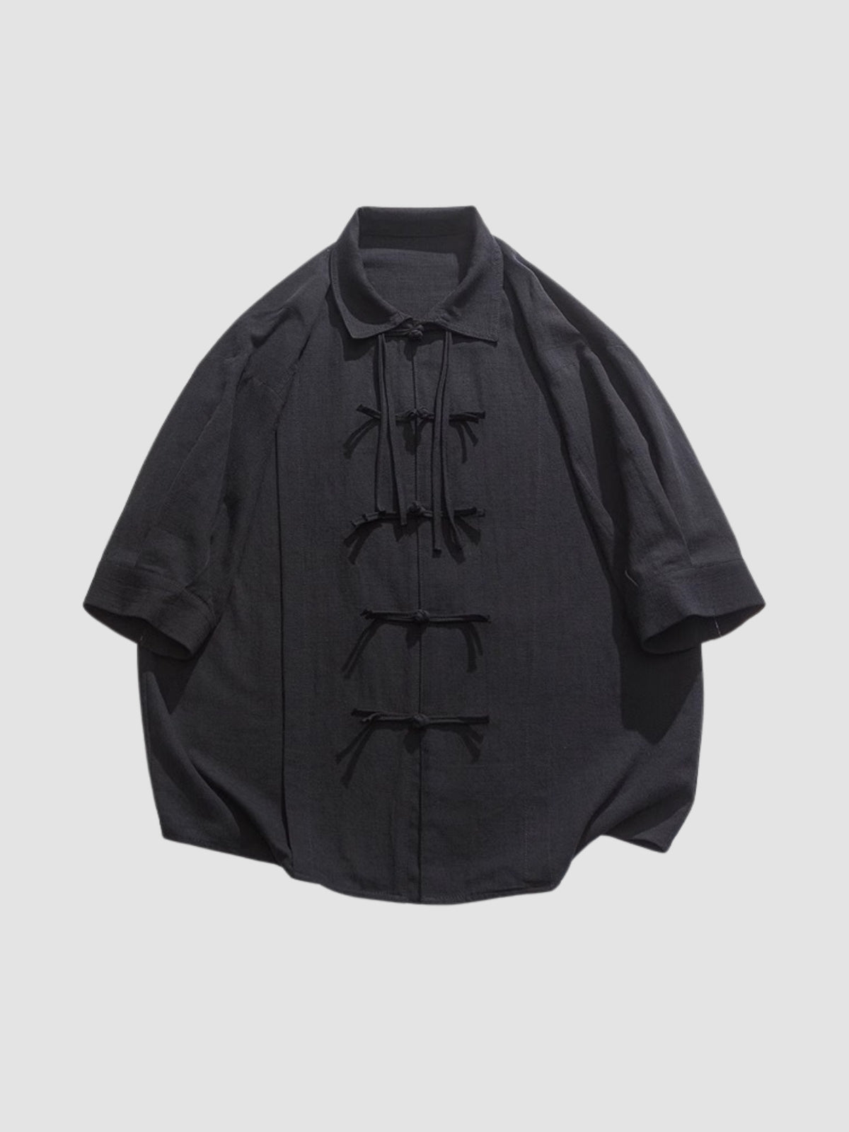 MV Retro Loose Buttoned Linen Shirt