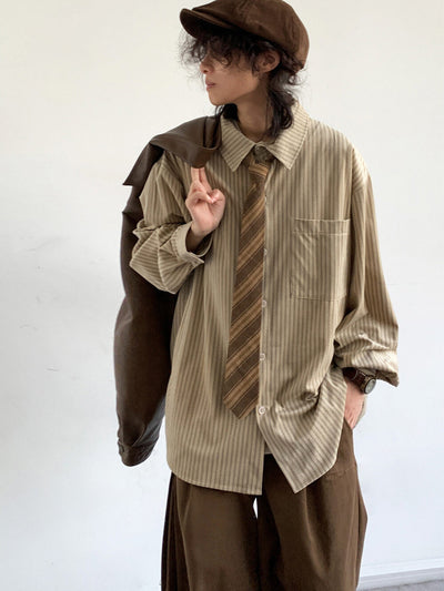 MV Retro Striped Long Sleeve Shirt