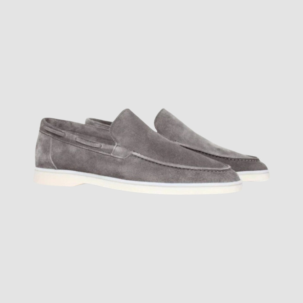 MV Old Money Frosted Suede Pedal Loafers