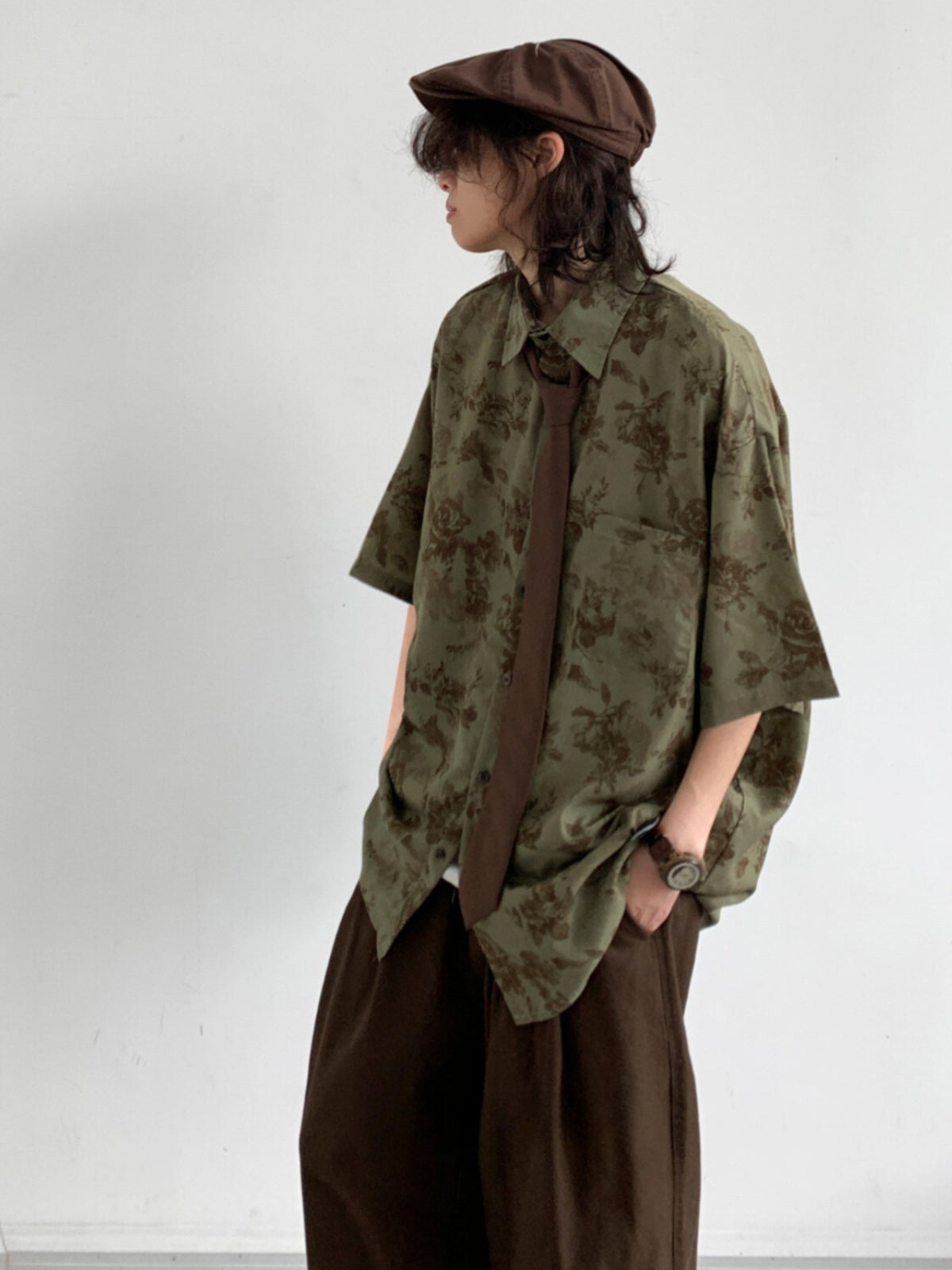 MV Retro Harajuku Floral Shirt