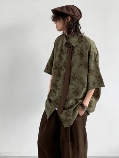 MV Retro Harajuku Floral Shirt