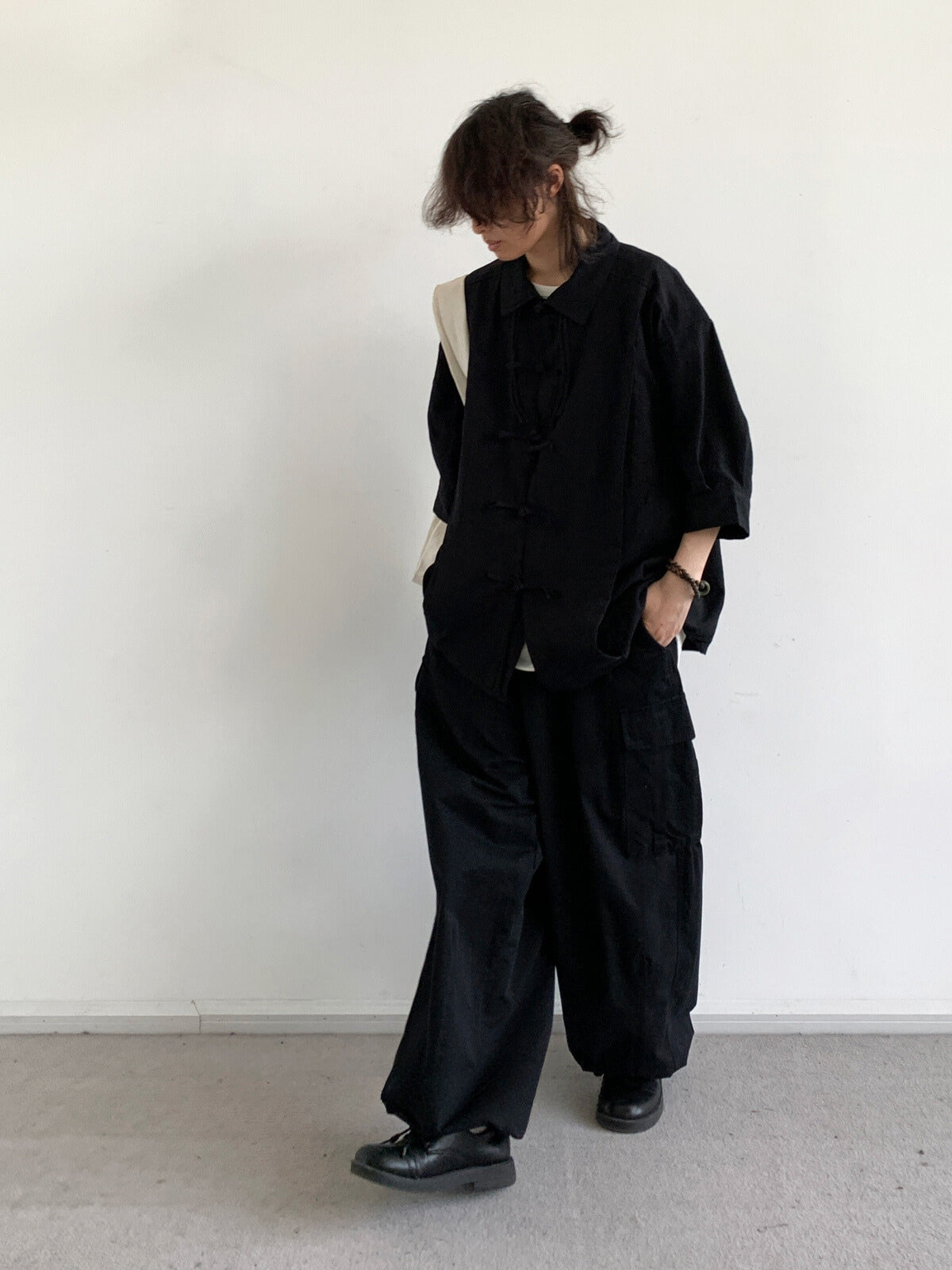 MV Retro Loose Buttoned Linen Shirt