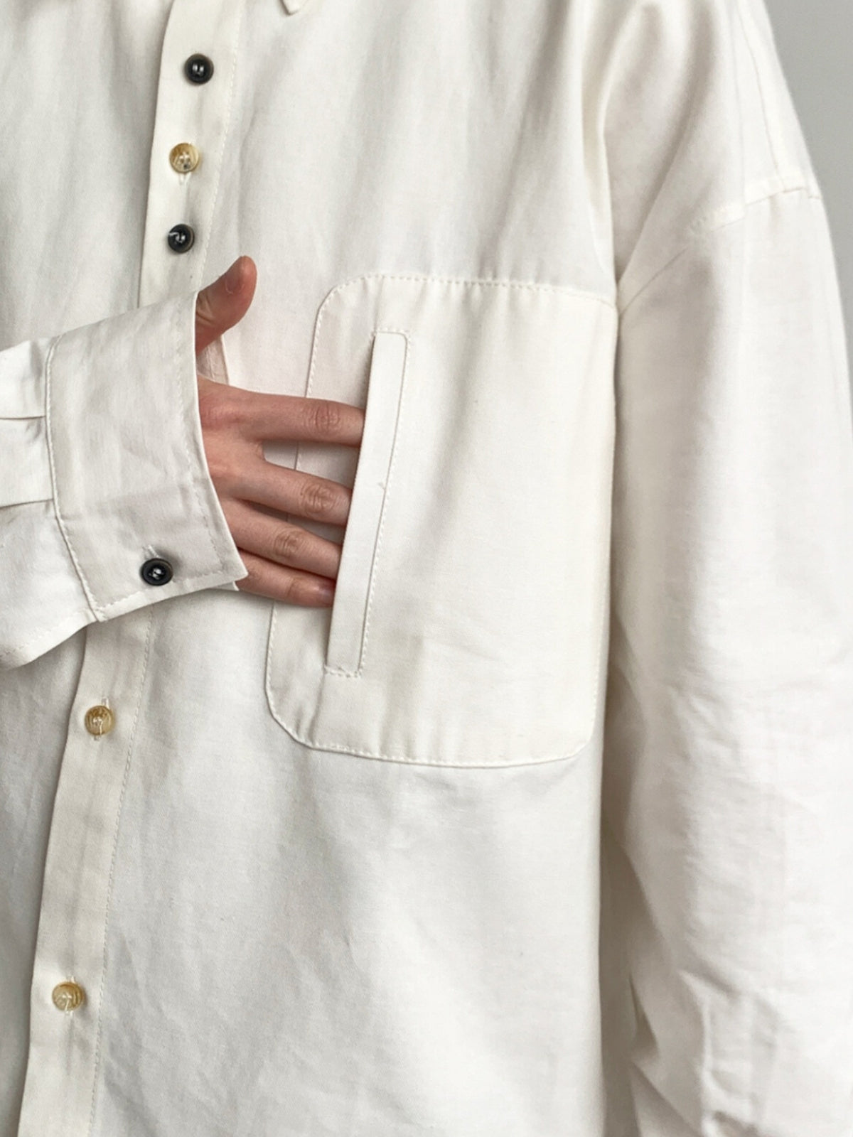 MV Retro Loose Versatile Cotton Shirt