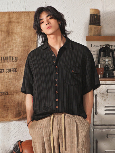 MV Retro Japanese Loose Thin Shirt