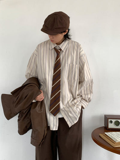 MV Retro Vertical Striped Shirt