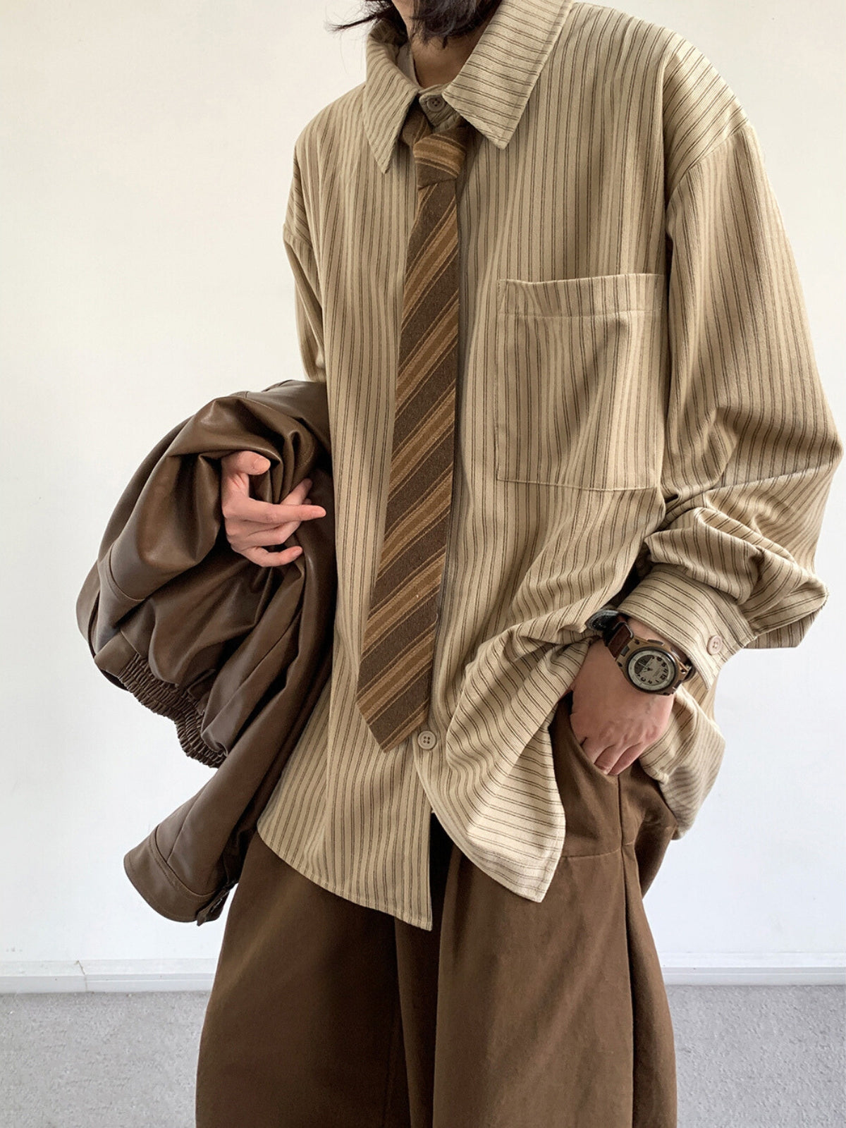MV Retro Striped Long Sleeve Shirt