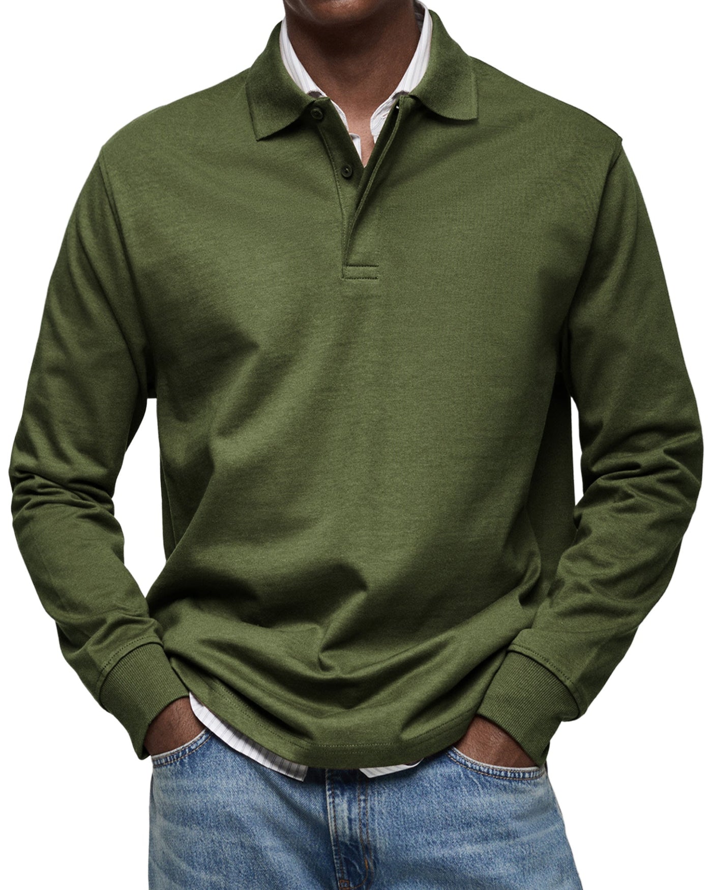 Alexandre™ | Polo Manches Longues Casual
