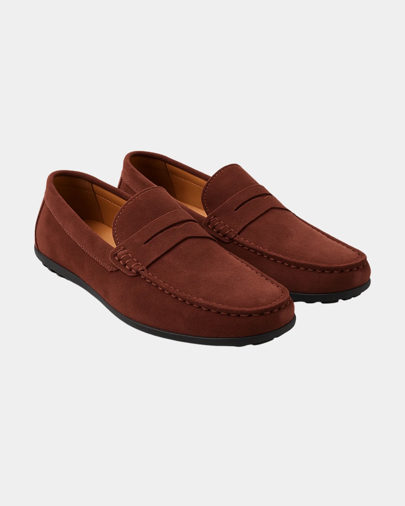 VALENTINO LOAFERS - CHESTNUT BROWN