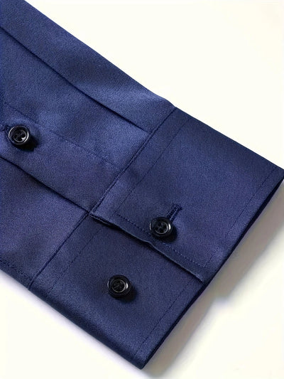 Byron - Elegant Long Sleeve Shirt With Button