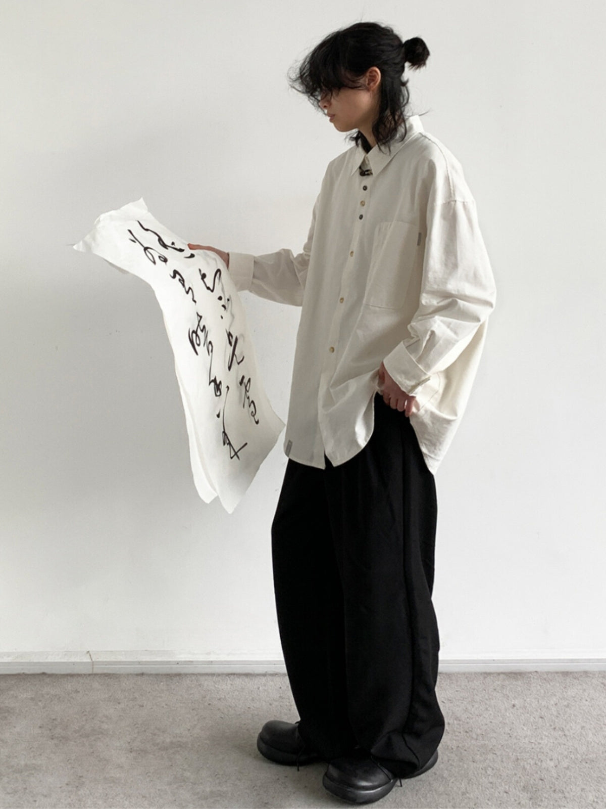 MV Retro Loose Versatile Cotton Shirt
