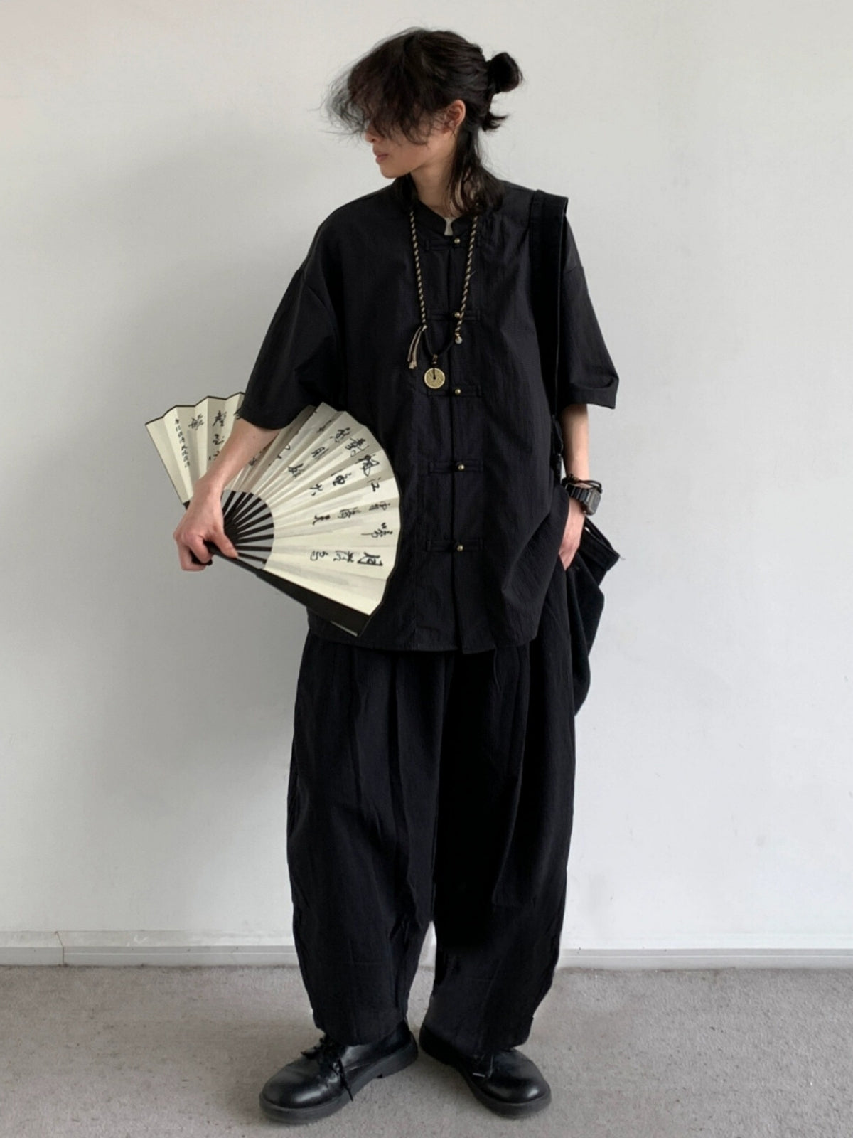 MV Retro Casual Stand Up Collar Shirt