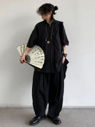 MV Retro Casual Stand Up Collar Shirt